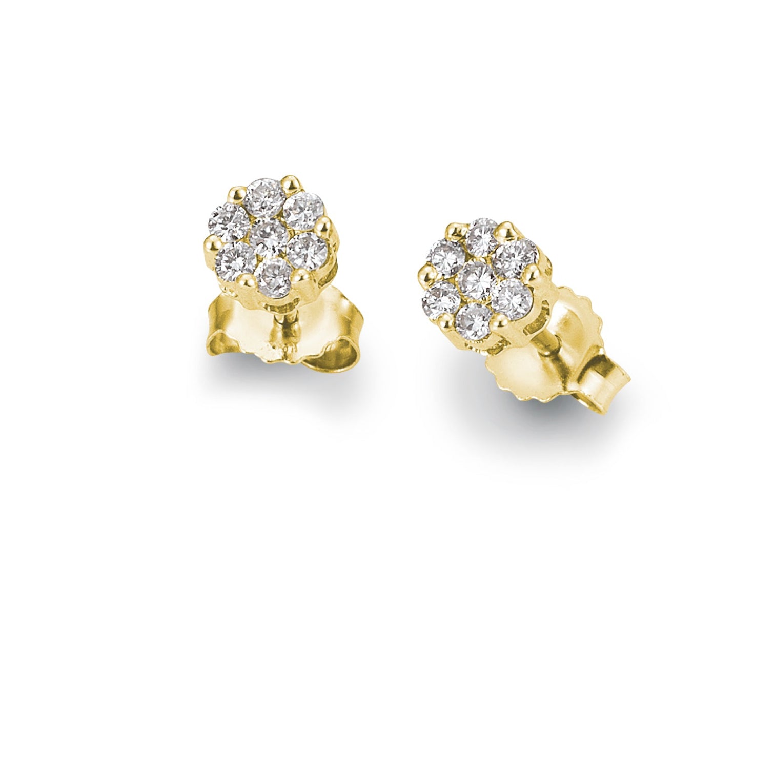 Ohrstecker "Flora" Piccolo 585 Gelbgold