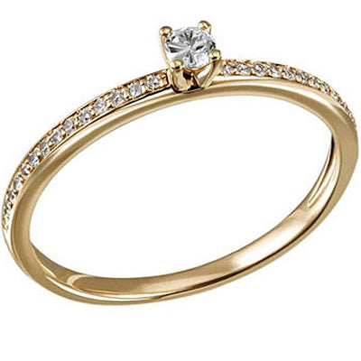 Damenring "Elegance" - 585 Gelbgold