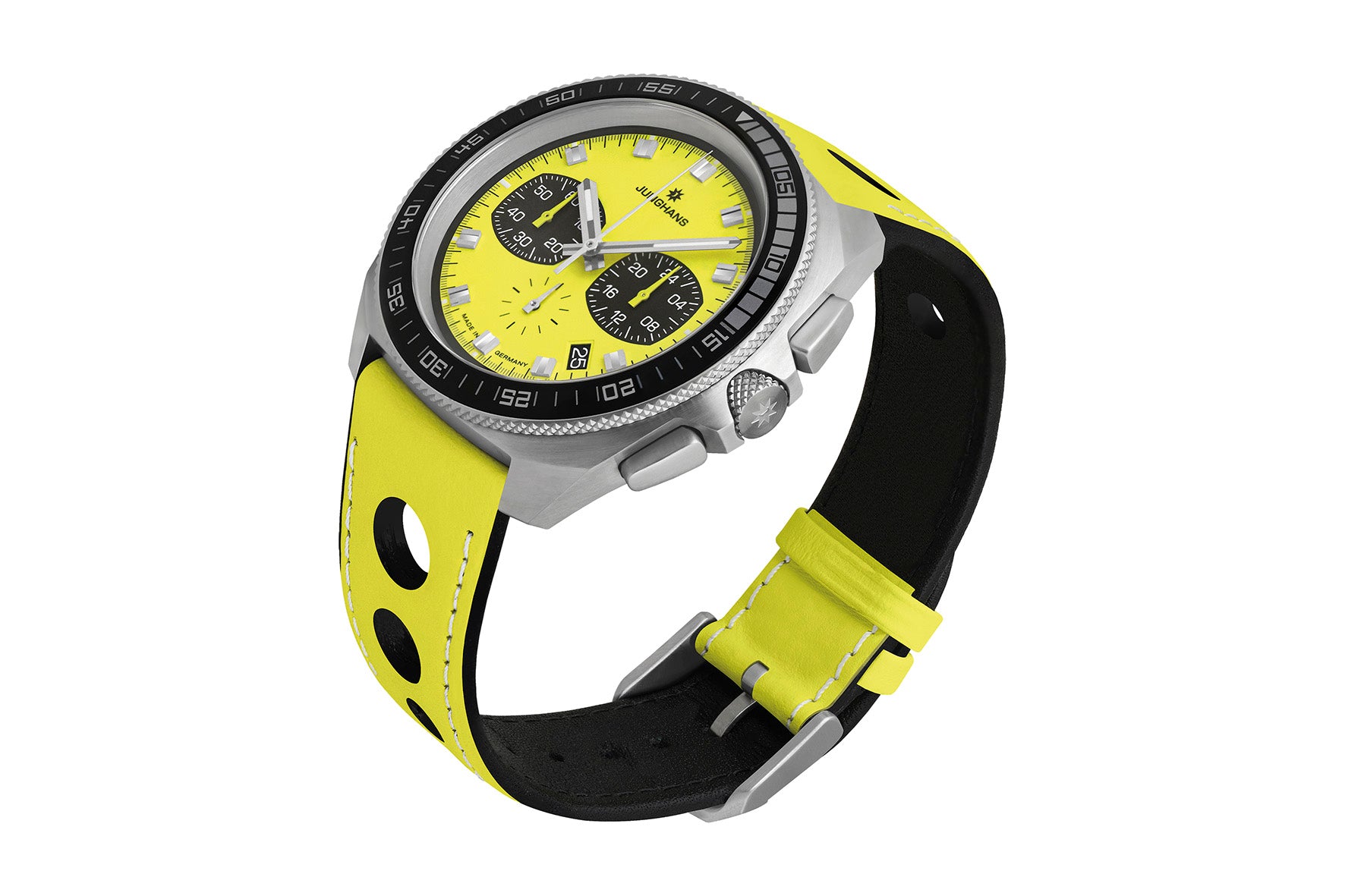 Junghans 1972 Chronoscope Quarz Lemon limitierte FIS Edition