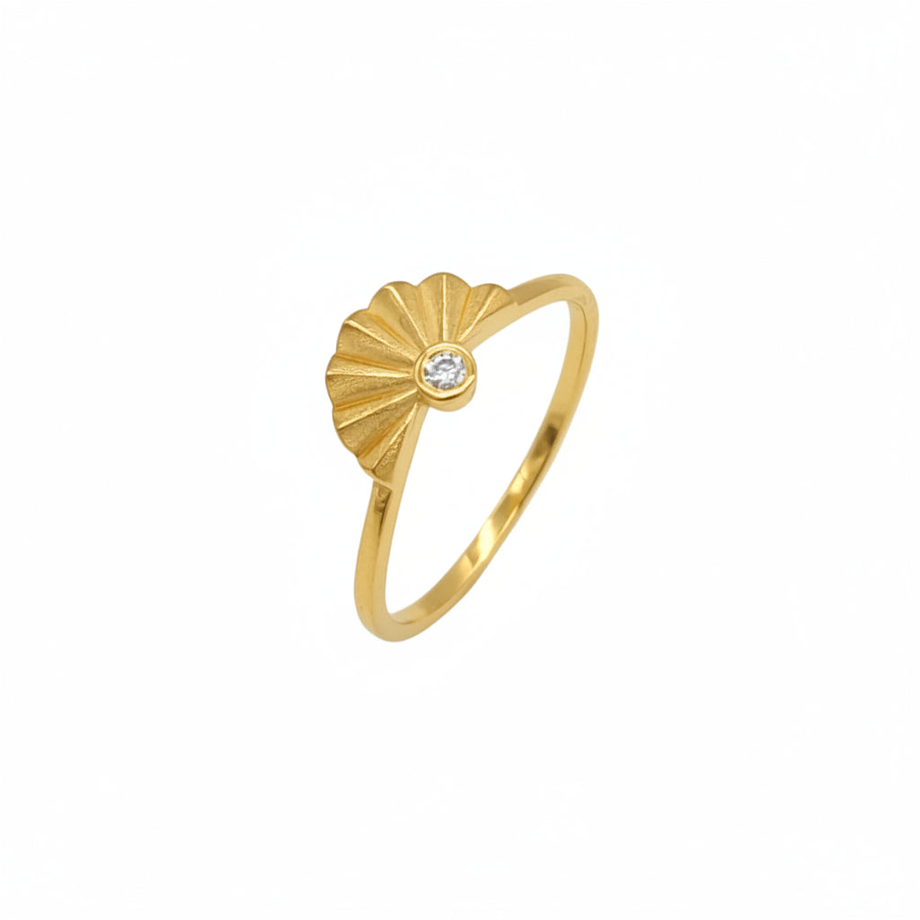 Ring "Suyaris" - 585 Gelbgold