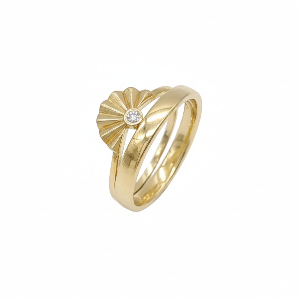 Ring "Suyaris" - 585 Gelbgold
