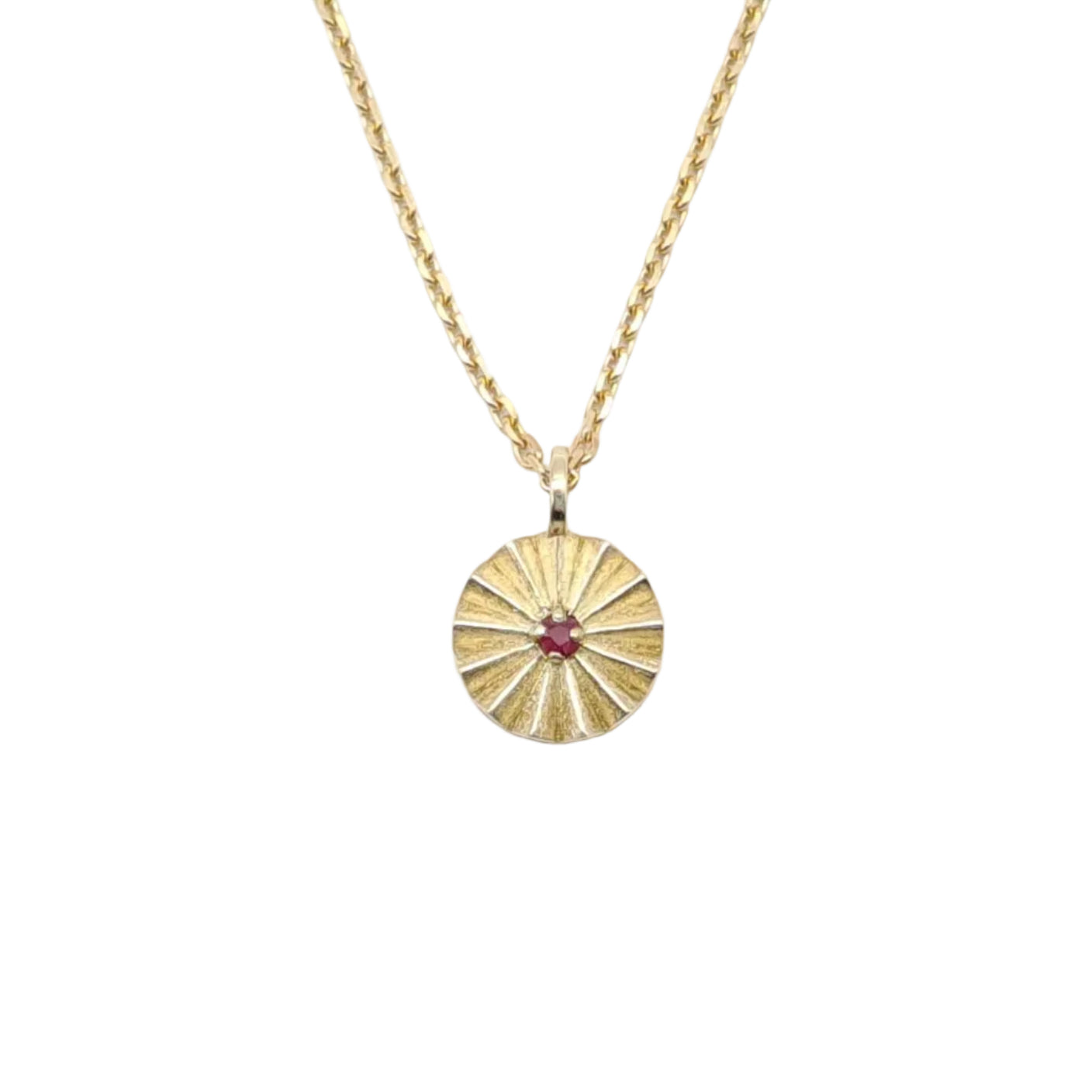 Anhänger "Solaris Color" - 585 Gelbgold