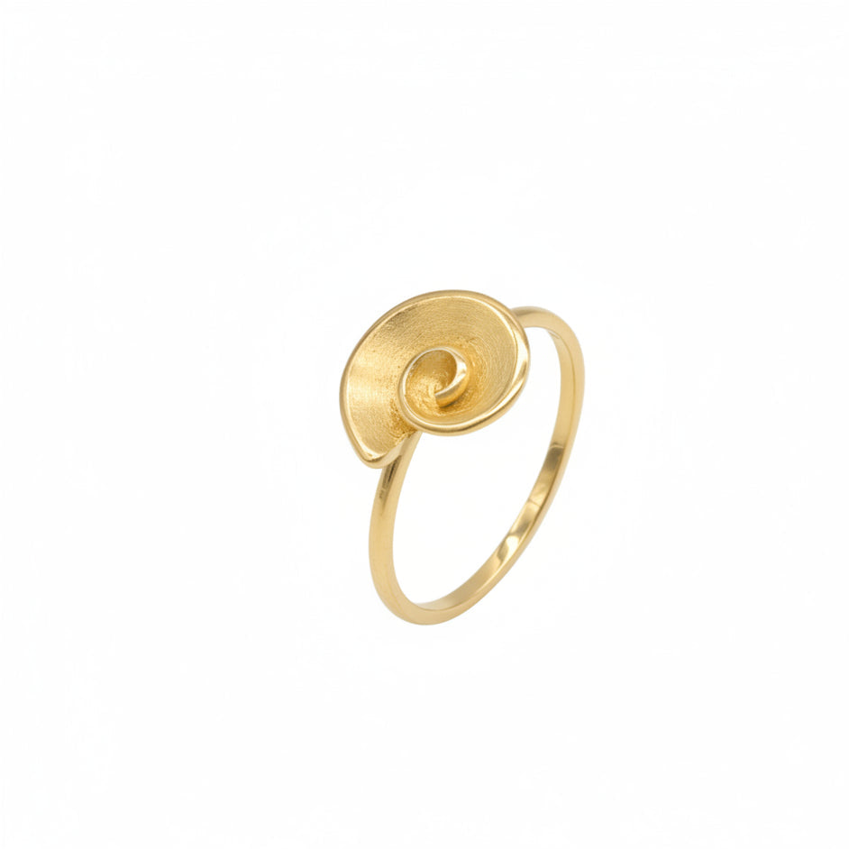 Ring "Spiroli" - 585 Gelbgold
