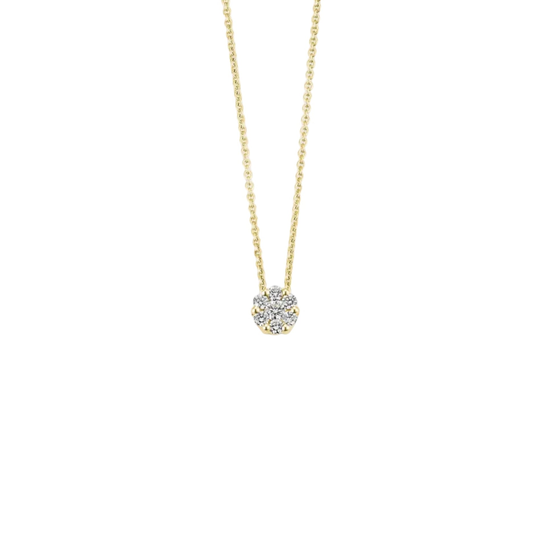 Anhänger "Flora" Piccolo 585 Gelbgold