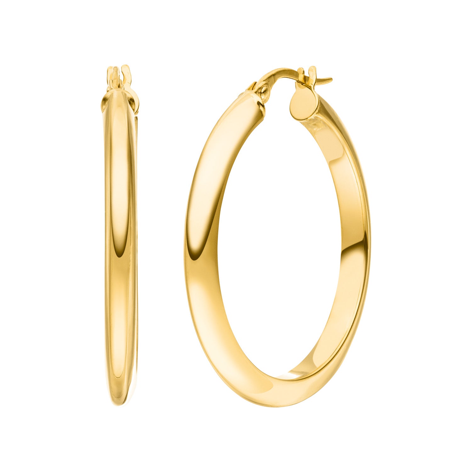 Creolen 30 mm - 585 Gelbgold