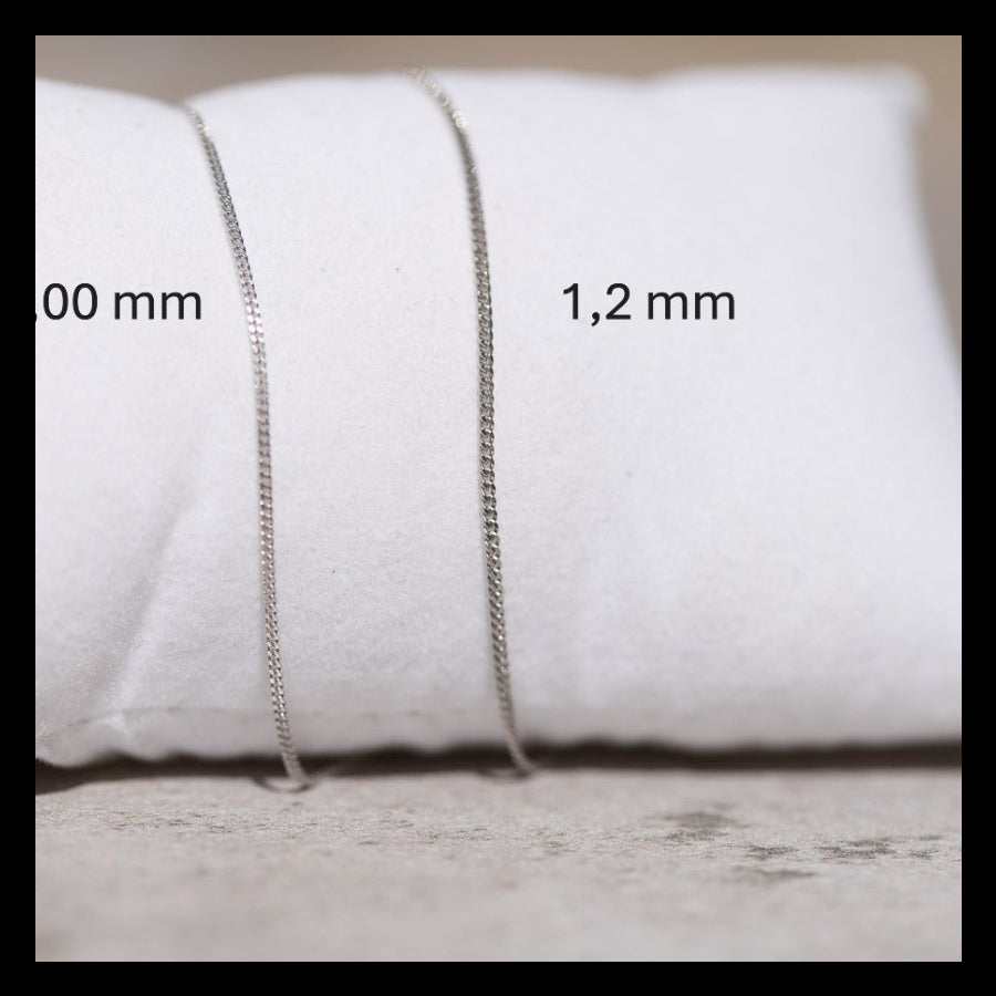 Panzerkette Sterlingsilber