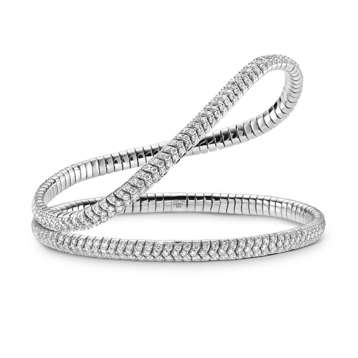 Damenarmband "Dara" - 750 Weißgold