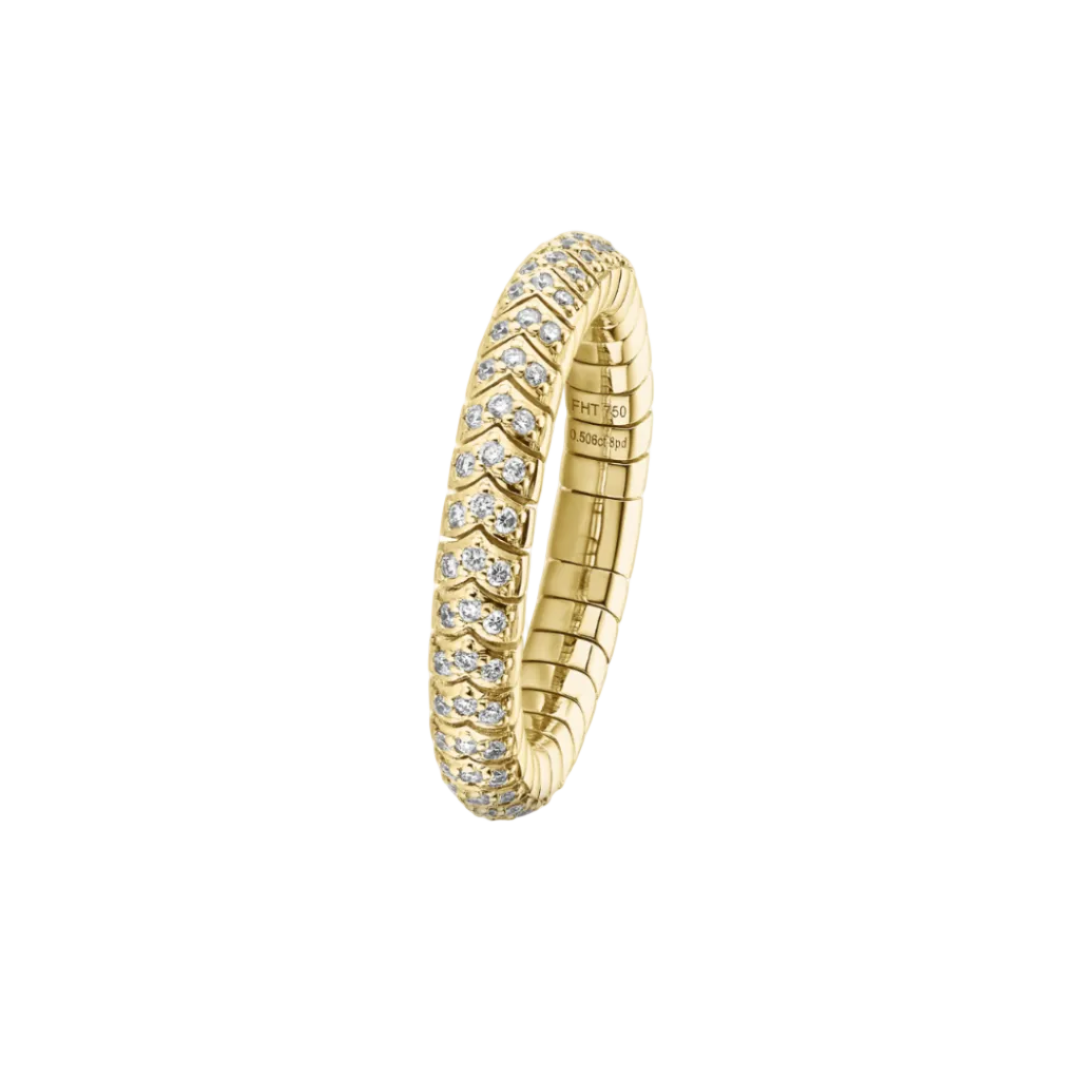 Damenring "Dara" - 750 Gelbgold