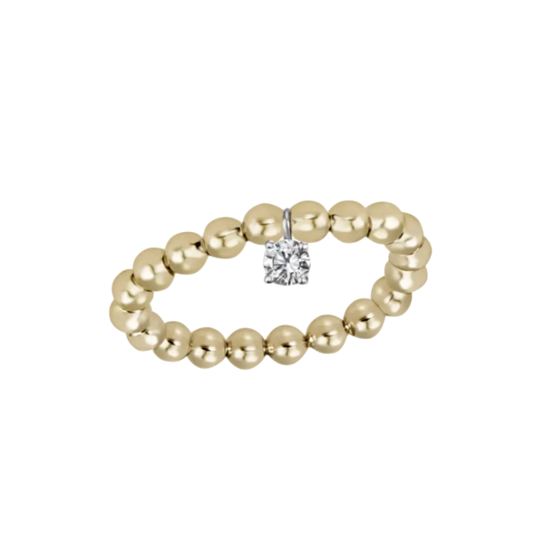 Damenring "Vario" - 585 Gelbgold/Weißgold