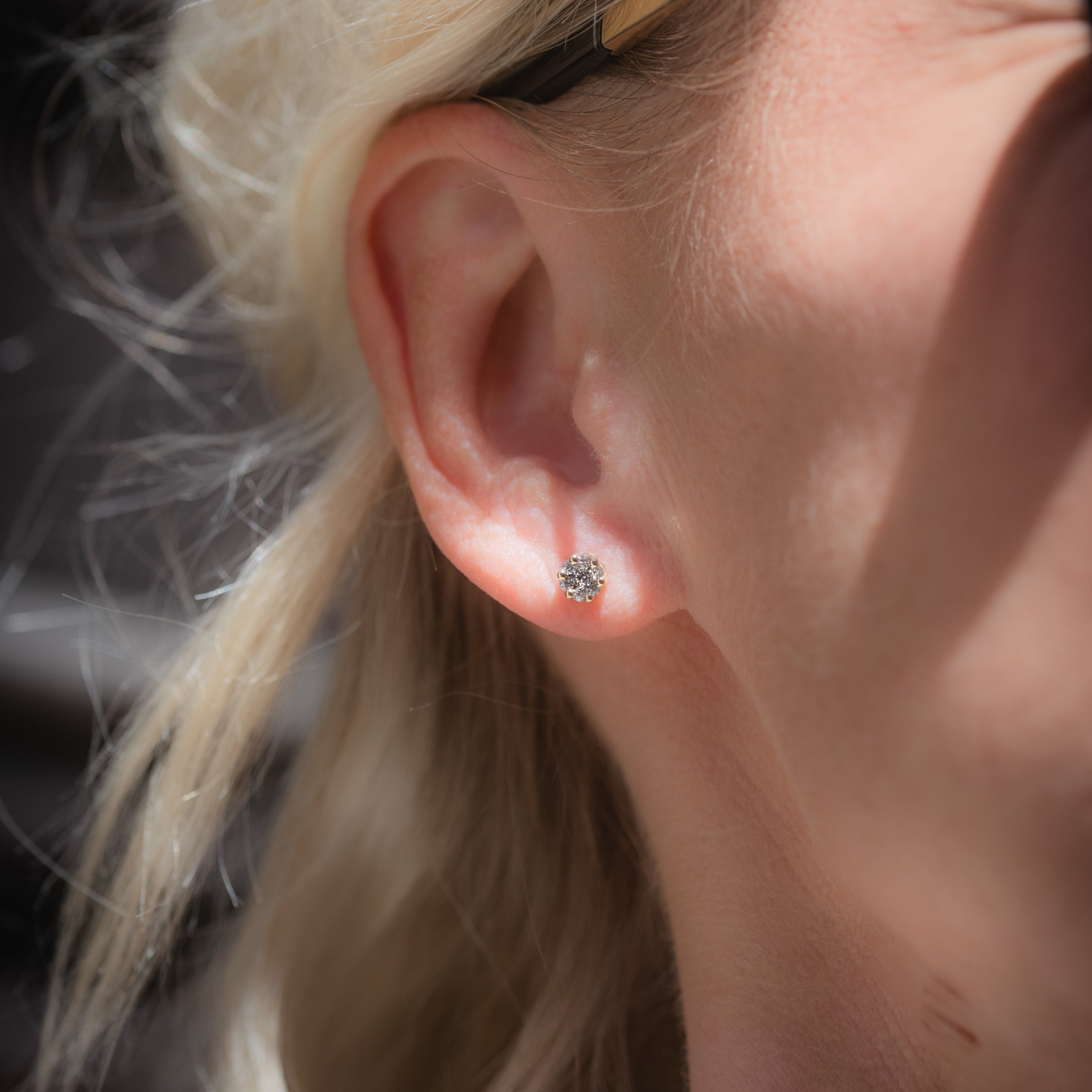 Ohrstecker "Flora" Piccolo 585 Gelbgold