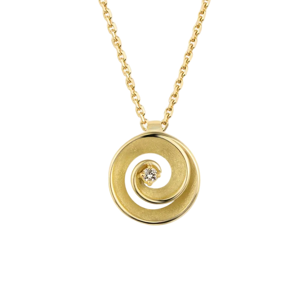 Anhänger "Circule" - 585 Gelbgold