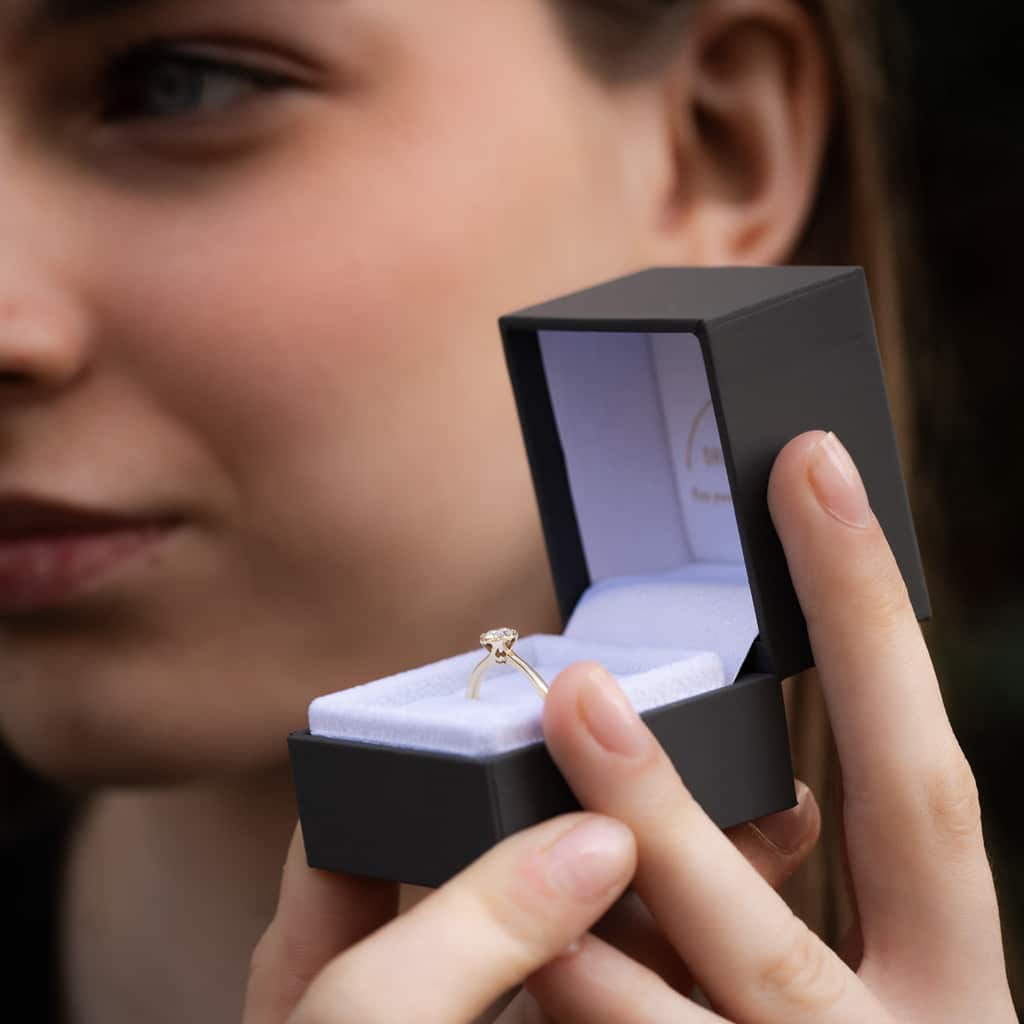 Ring "Herzlichst" - 585 Rosegold