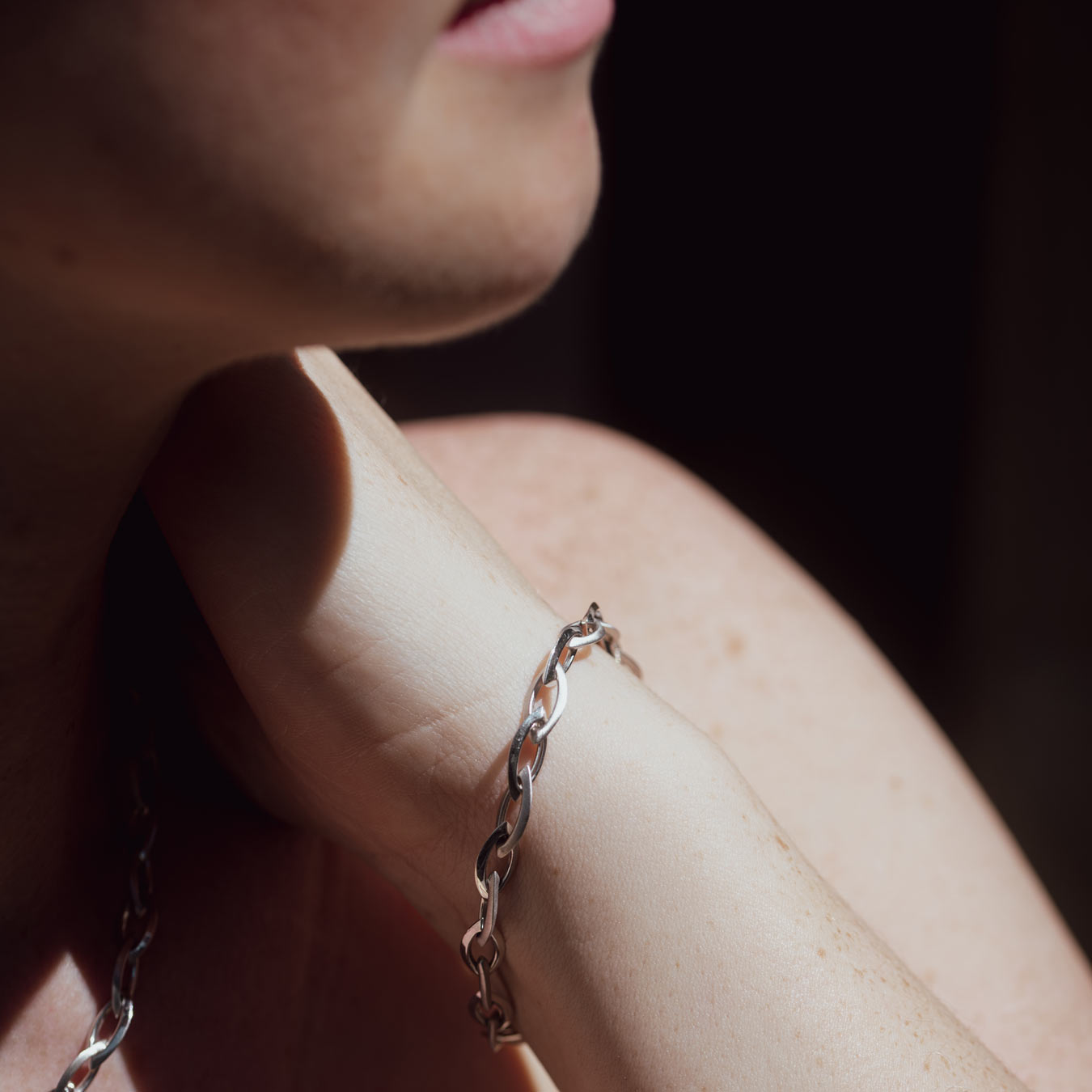 Schmuckset "Eclipse" - 585 Weißgold