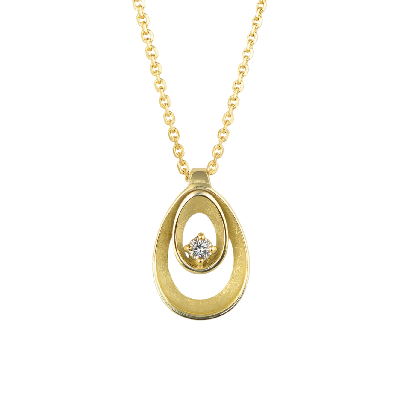 Anhänger "Eterna" - 585 Gelbgold