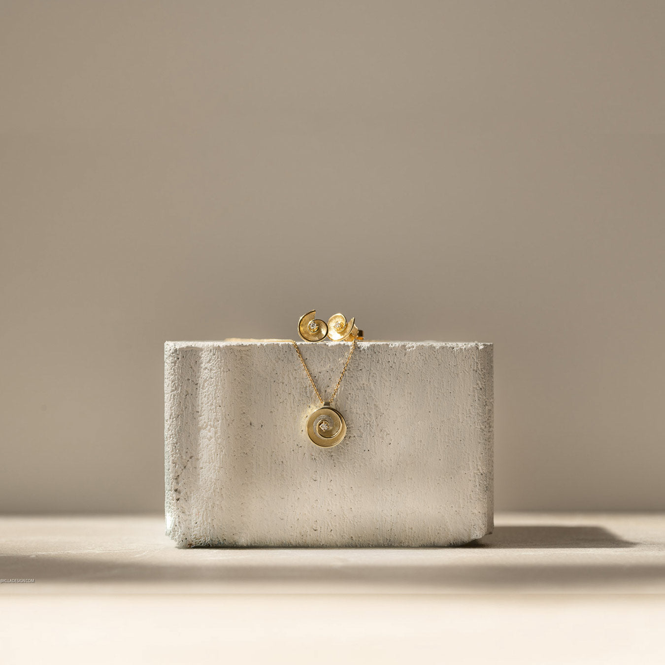 Anhänger "Circule" - 585 Gelbgold