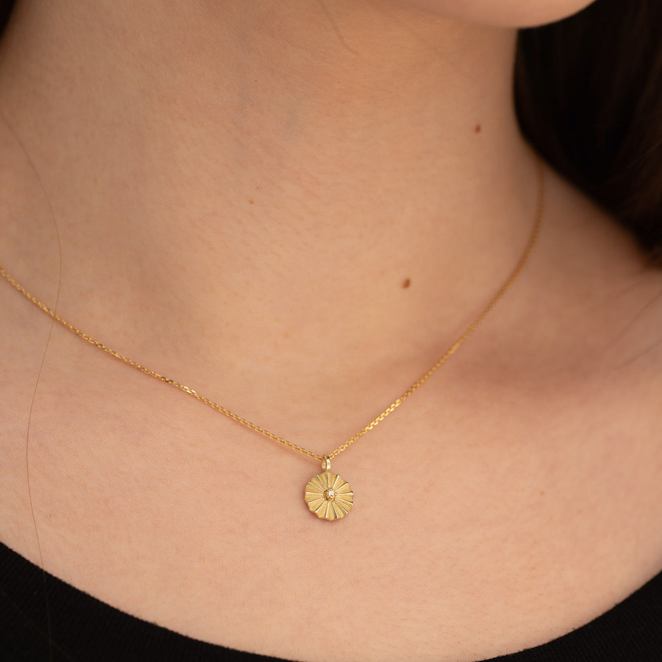 Anhänger "Solaris" - 585 Gold