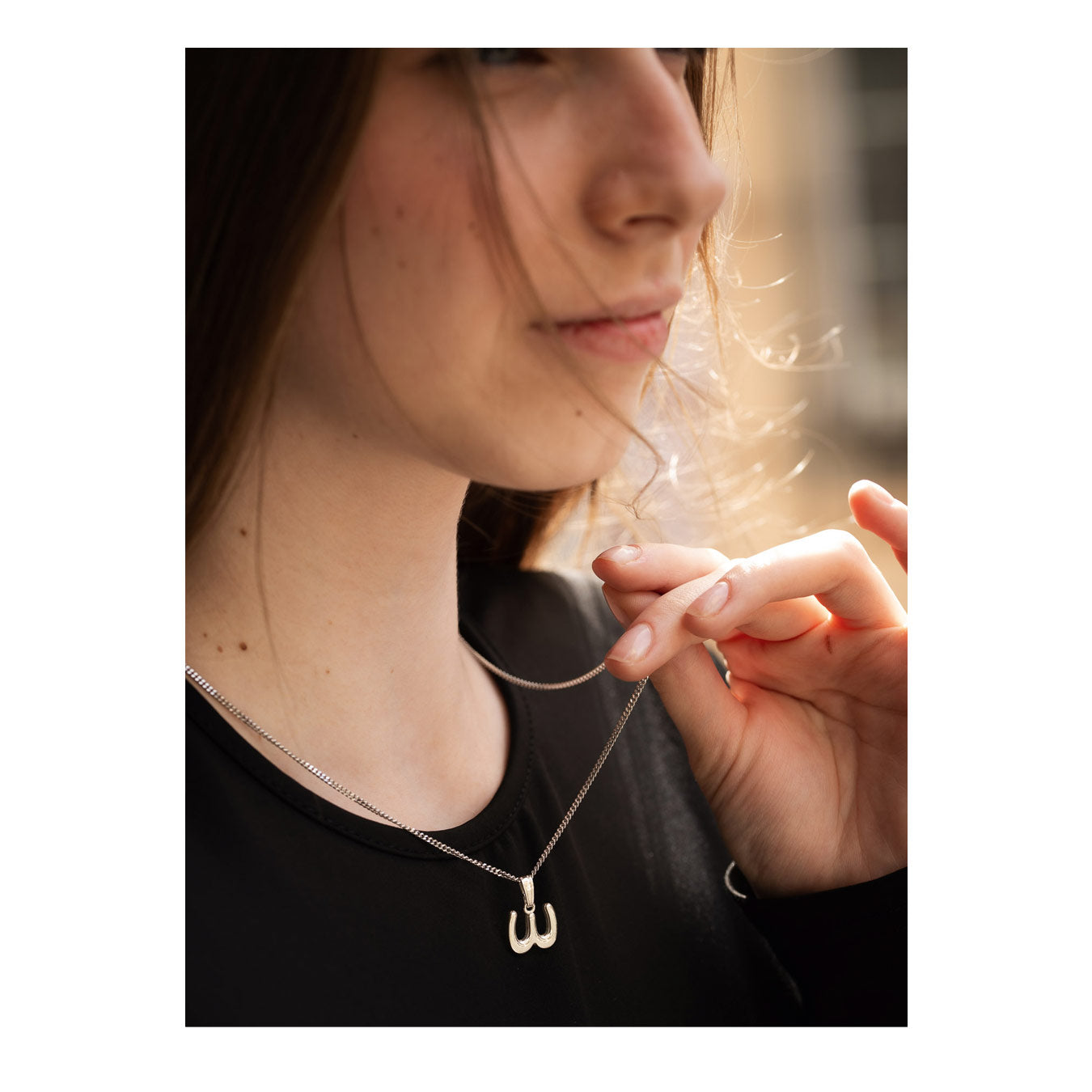 Horaffenanhänger - Silber