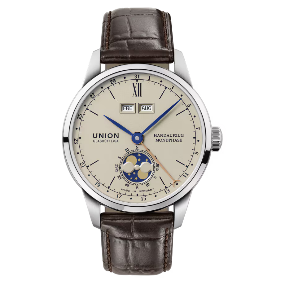 Union Glashütte 1893 Johannes Dürrstein Edition Doppelmondphase
