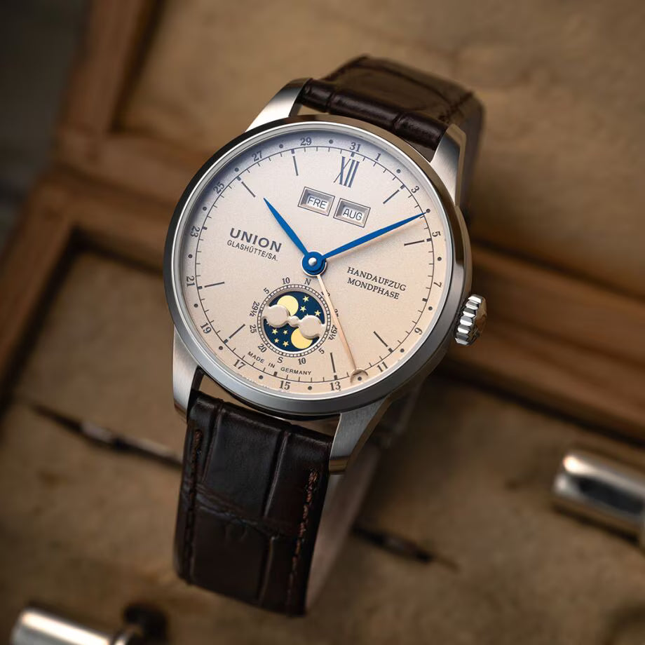Union Glashütte 1893 Johannes Dürrstein Edition Doppelmondphase