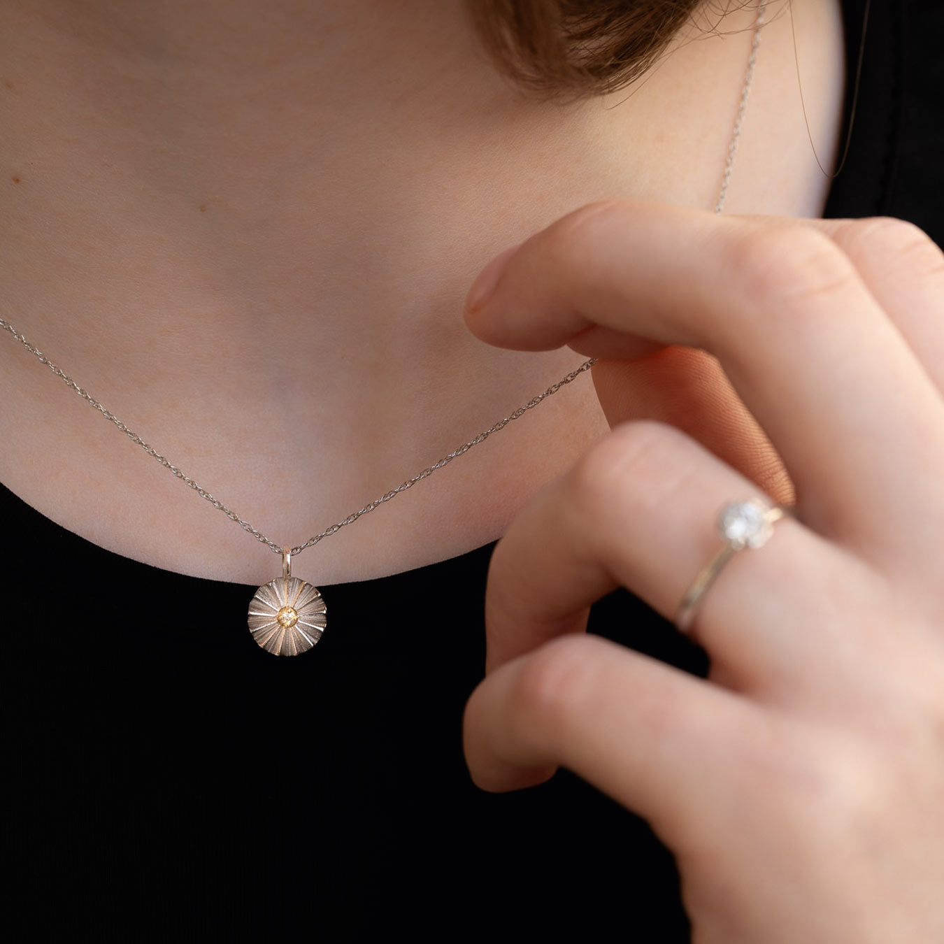 Anhänger "Solaris" - 585 Gold