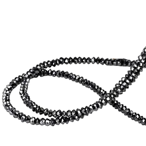 Diamantkette schwarz 17Ct - 585 Weißgold