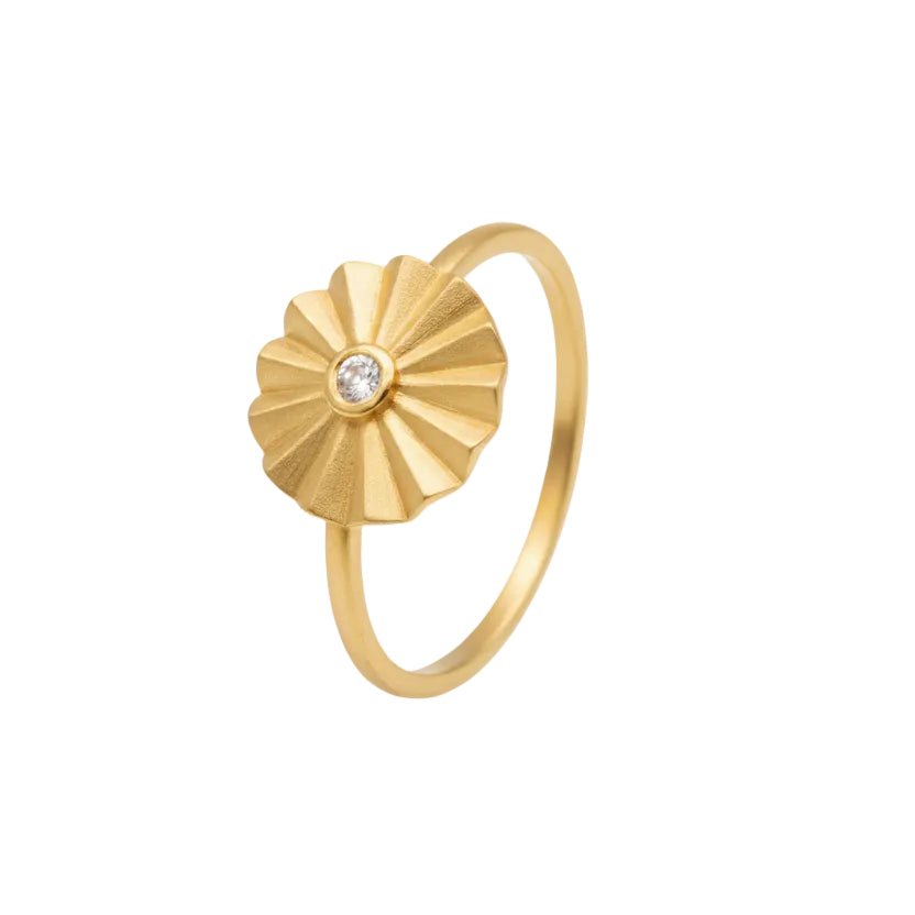 Ring "Solaris" - 585 Gelbgold