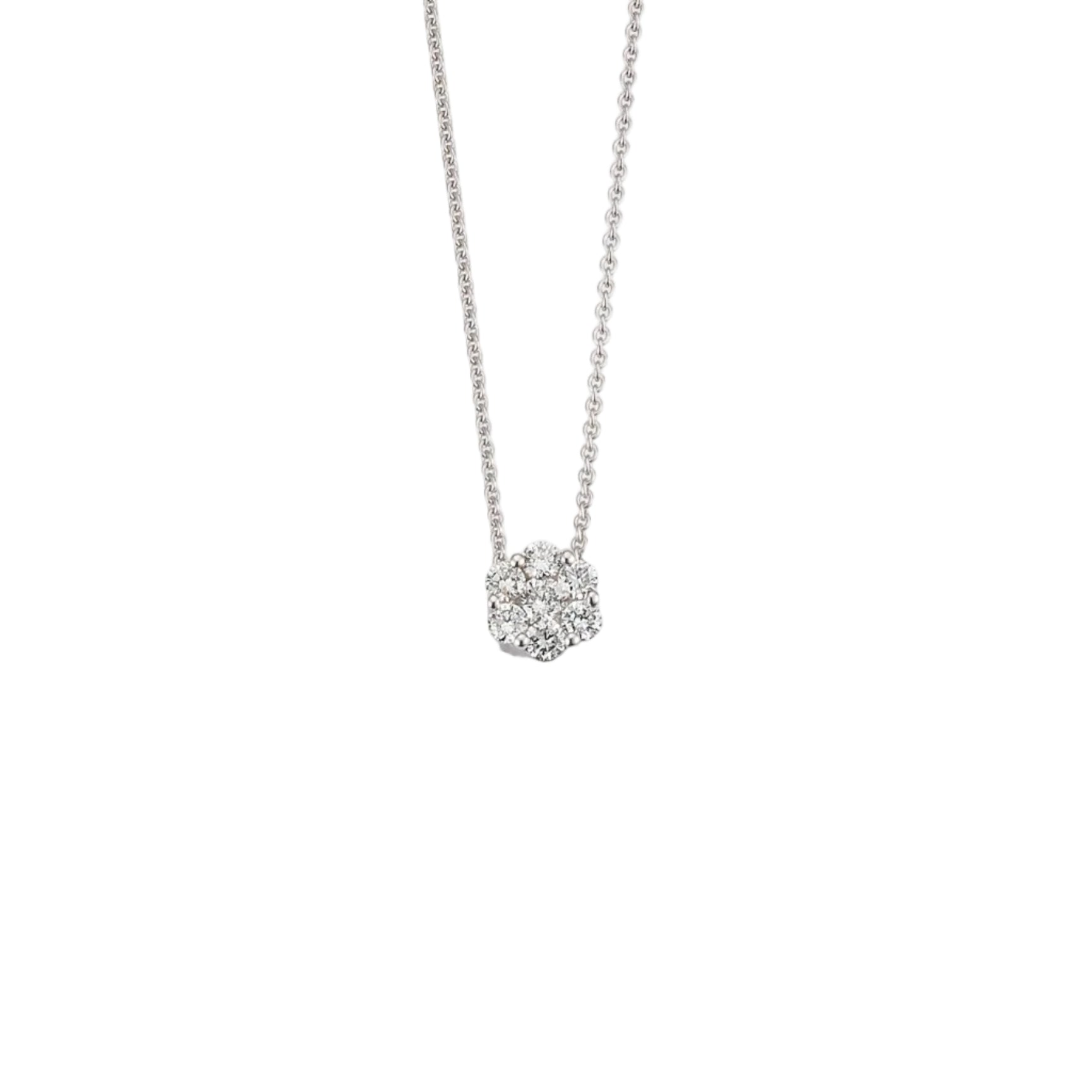 Anhänger "Flora" Grande 585 Weißgold