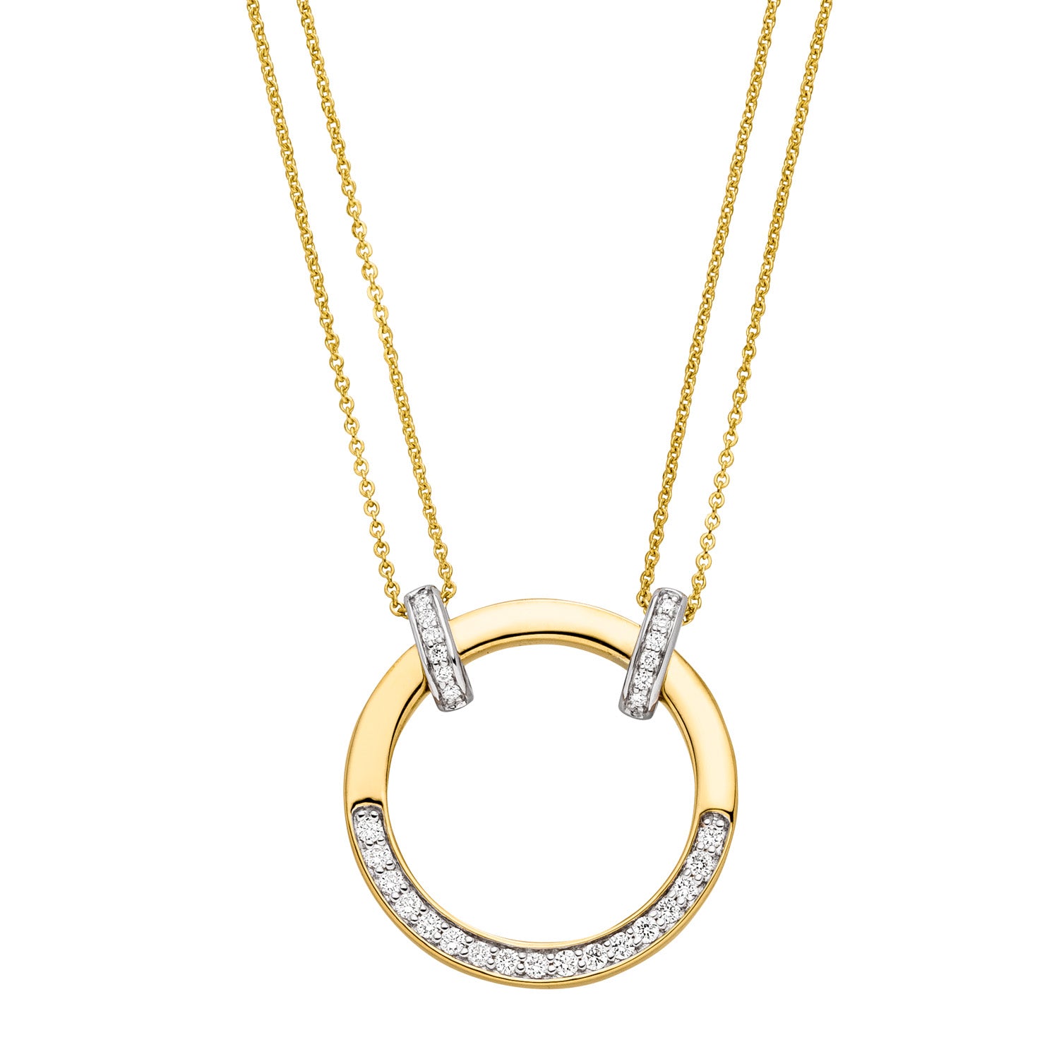 Collier - 585 Gelbgold / Weißgold