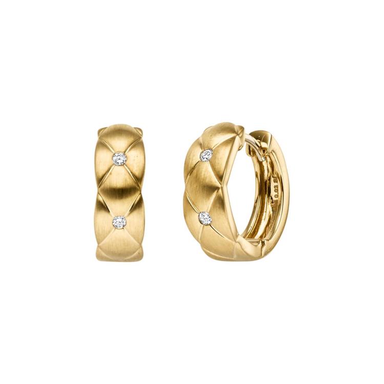 Creolen "Chester" - 585 Gold