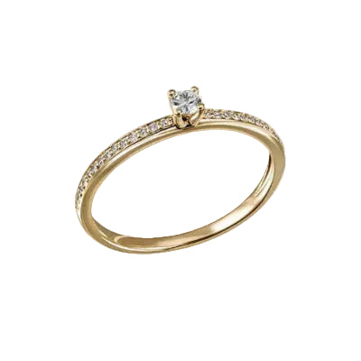 Damenring "Elegance" Medio - 585 Gelbgold