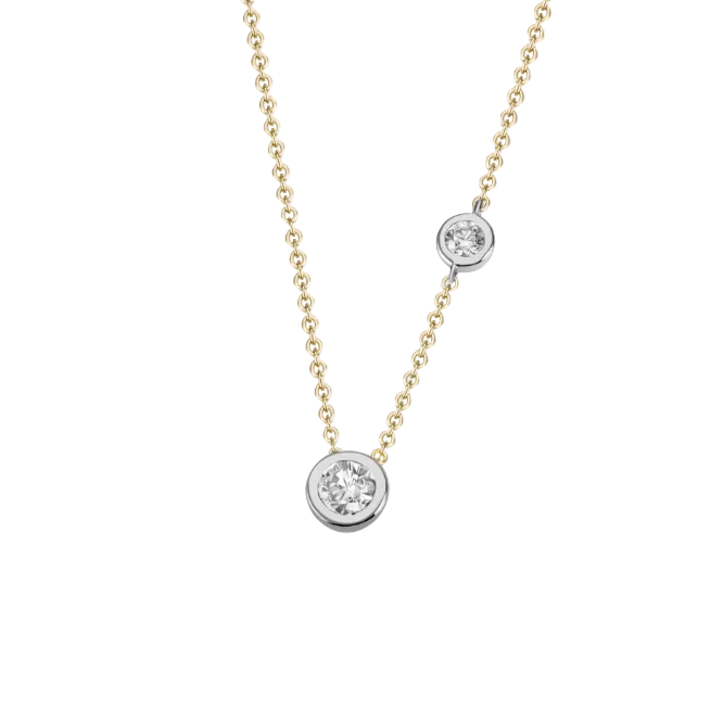 Damencollier "Contessa" - 585 bicolor