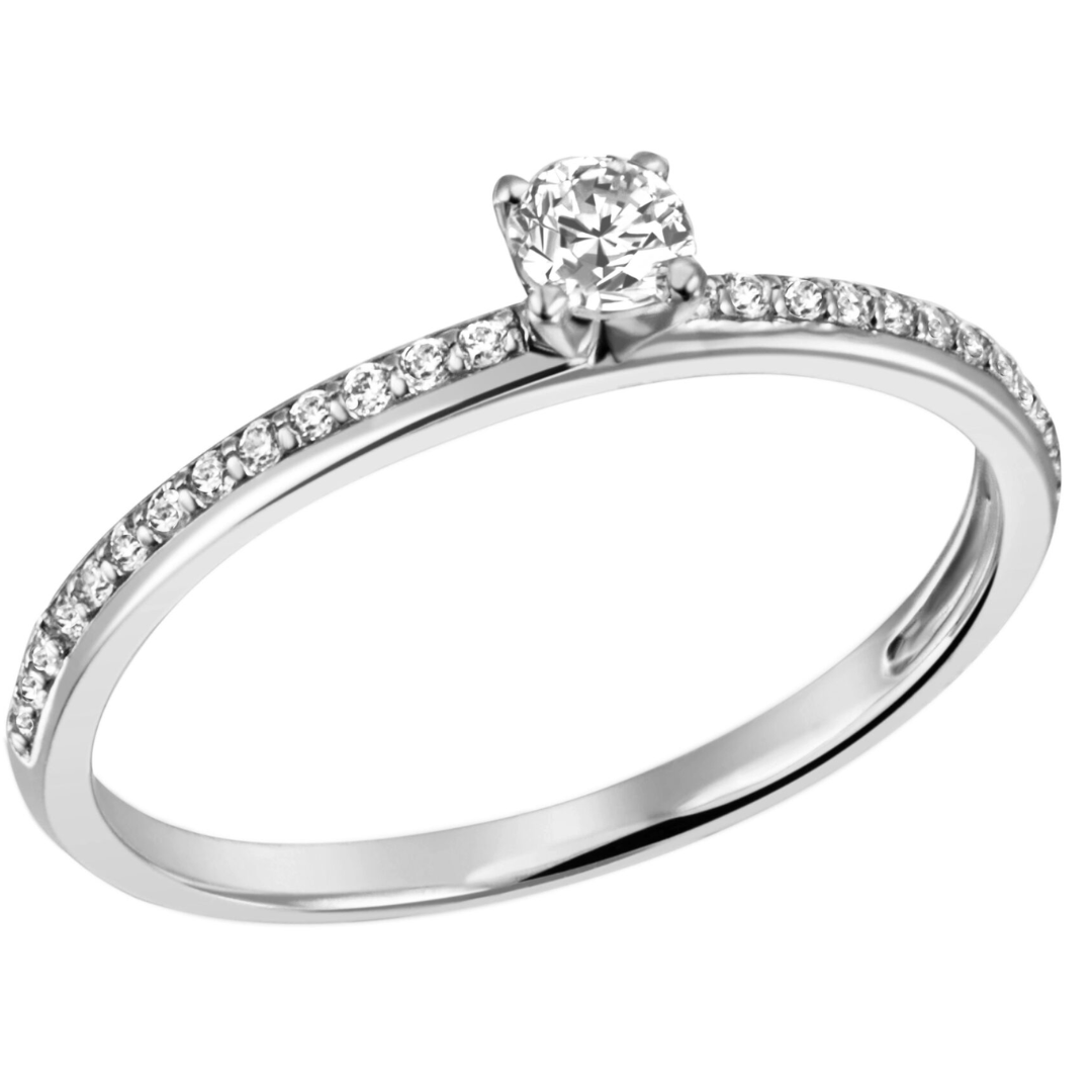 Damenring "Elegance" - 585 Weißgold