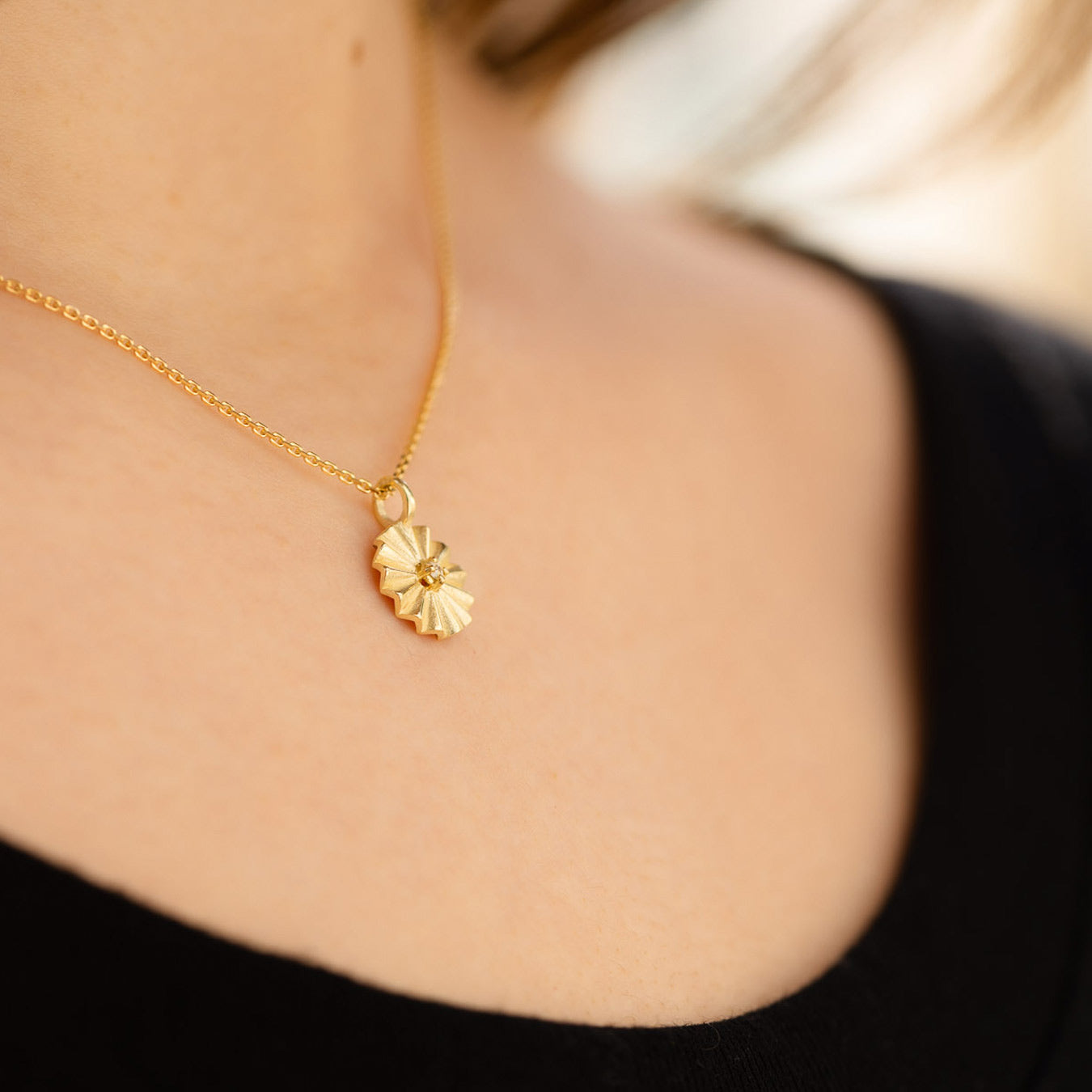 Anhänger "Solaris" - 585 Gold