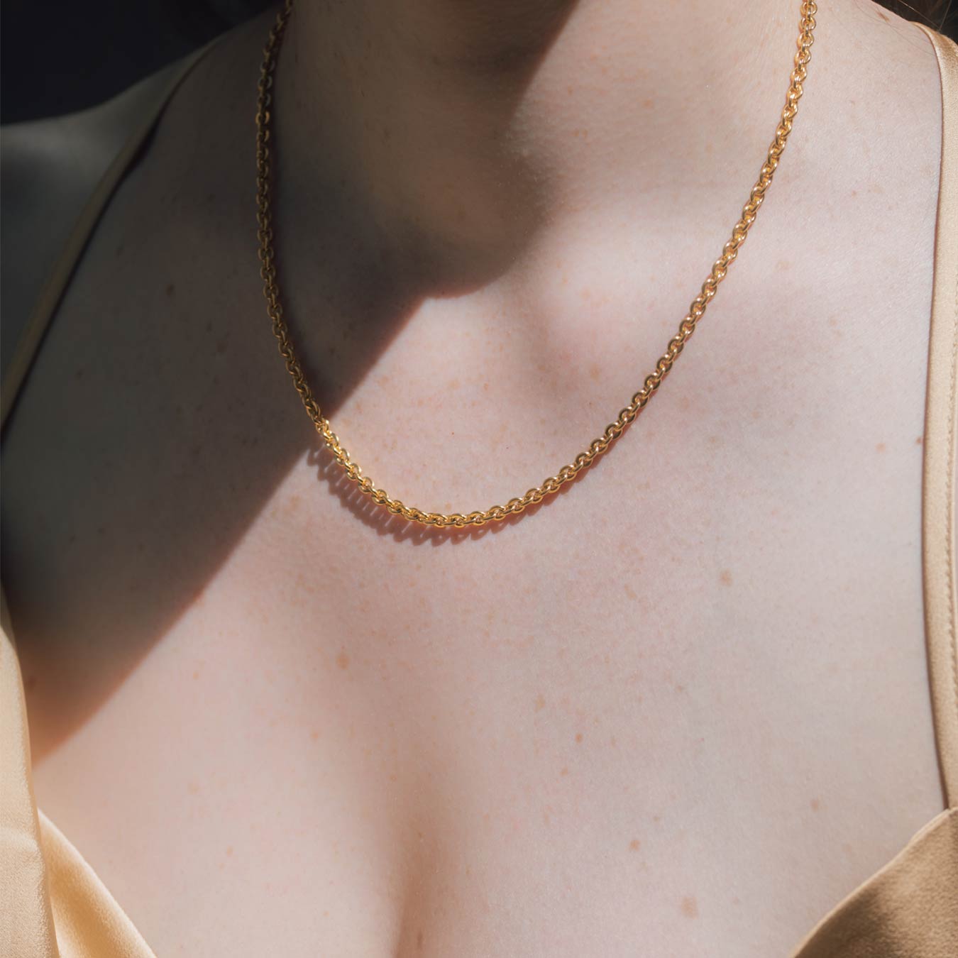 Collierkette - Anker Gelbgold 585GG