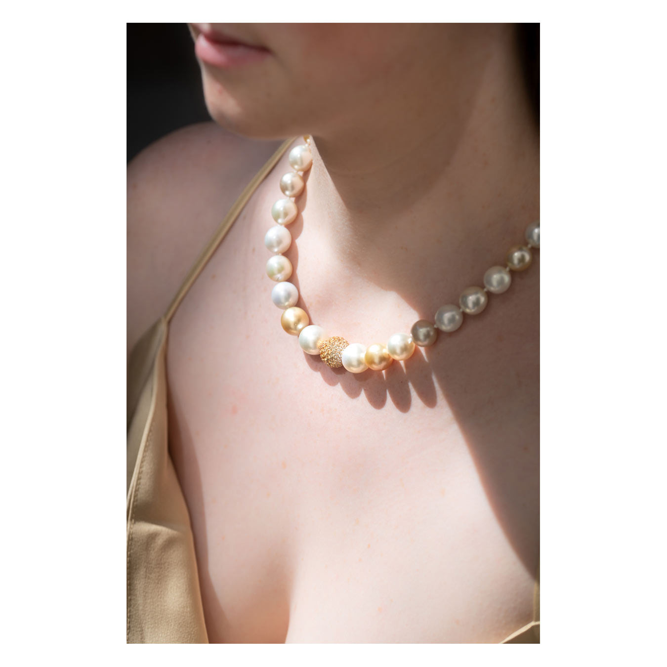 Perlenkette "Saphyra"