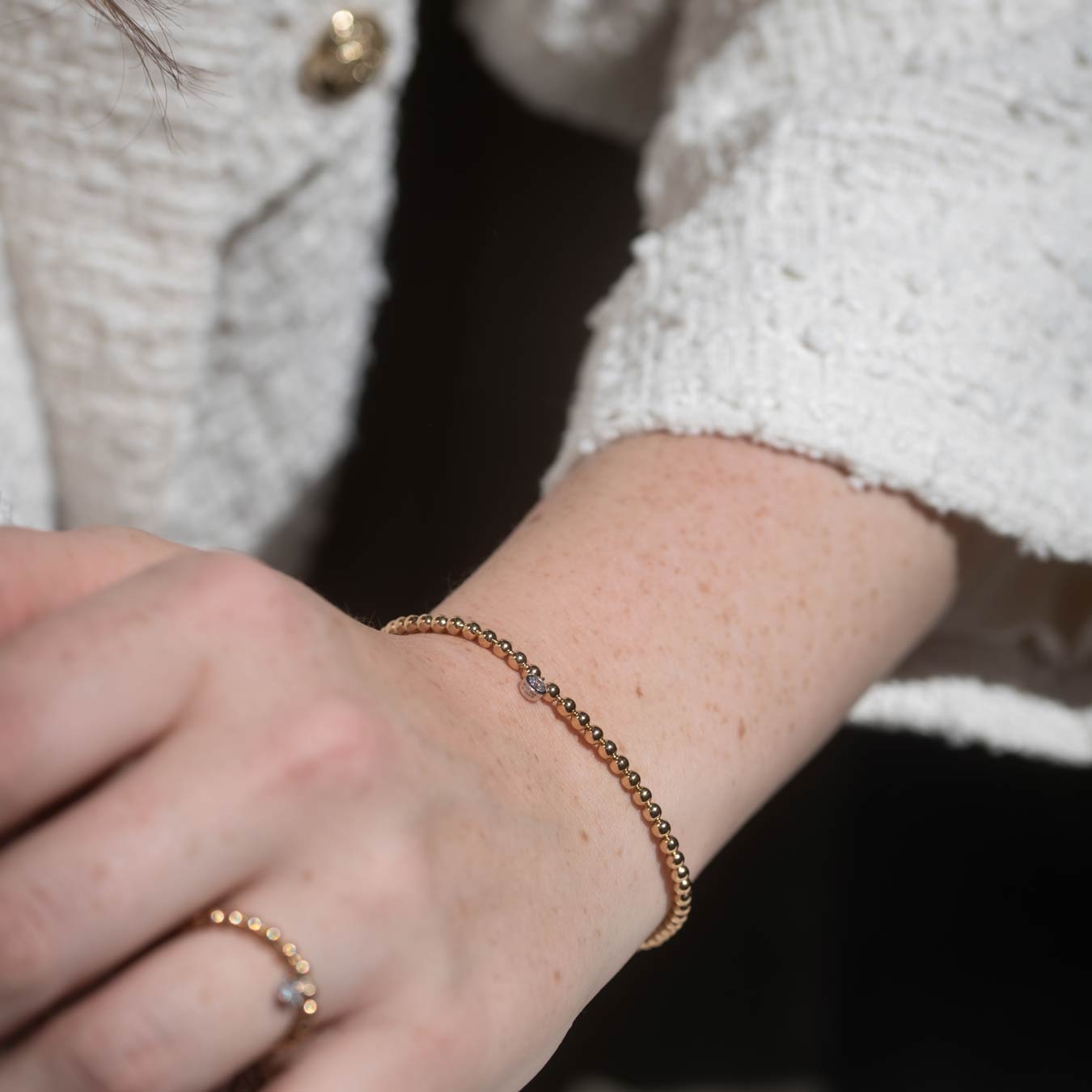 Armband "Vario" - 585 Gelbgold/Weißgold