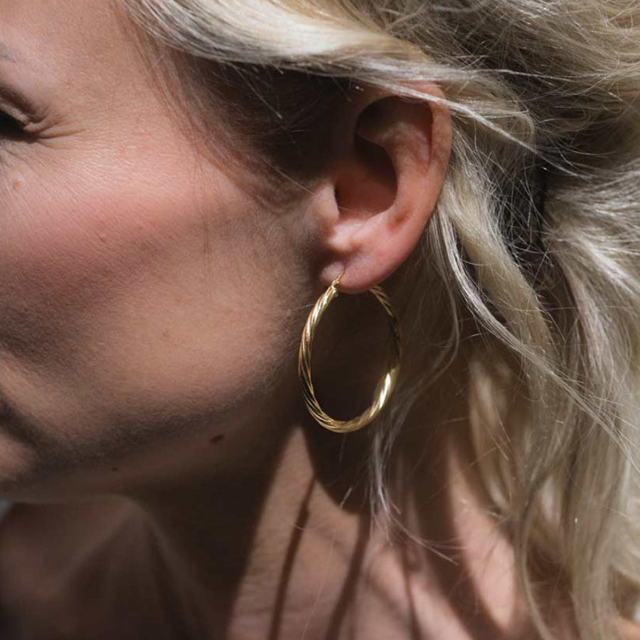 Creolen "Viva" - 585 Gelbgold