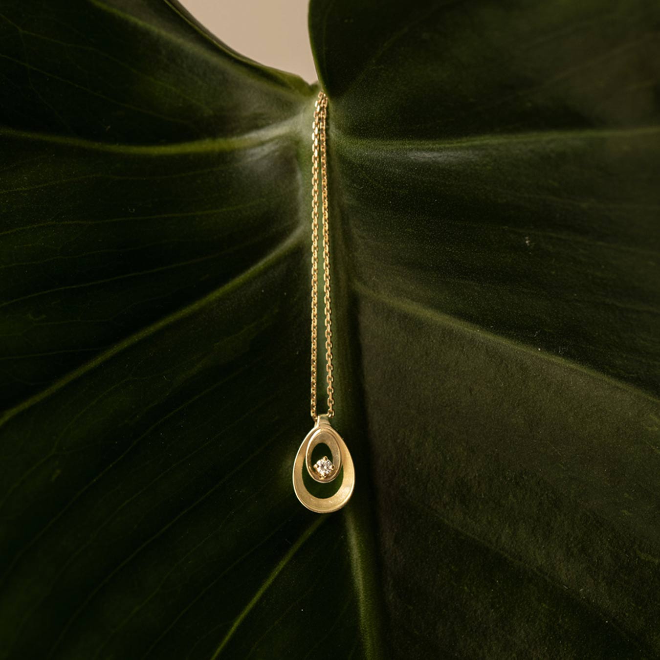 Anhänger "Eterna" - 585 Gelbgold