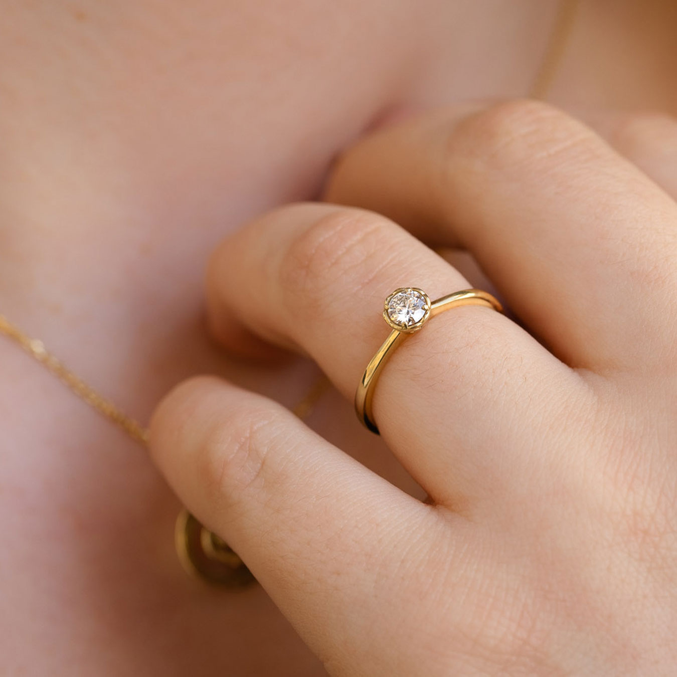 Ring "Herzlichst" - 585 Gelbgold