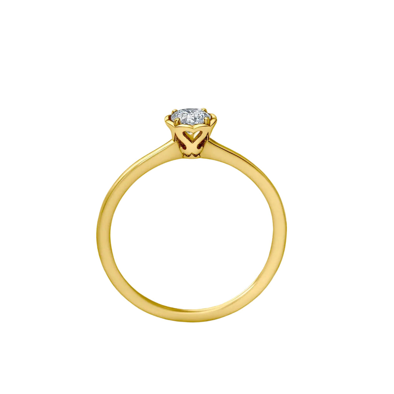 Ring "Herzlichst" - 585 Gelbgold