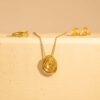 Ohrstecker "Wave" - 750 Gelbgold – Bild 4