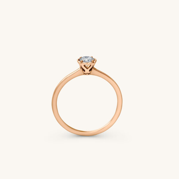 Ring "Herzlichst" - 585 Rosegold