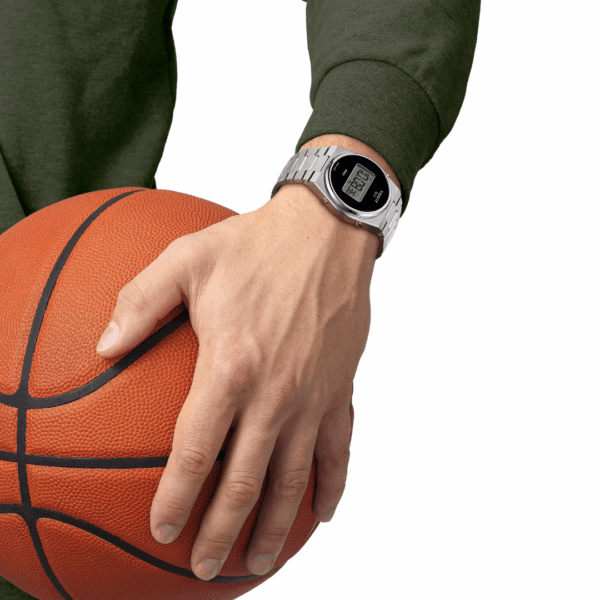 Tissot Unisexuhr PRX Digital Silber – Bild 2