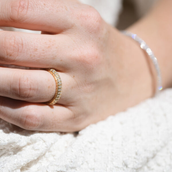 Damenring "Dara" - 750 Gelbgold – Bild 3