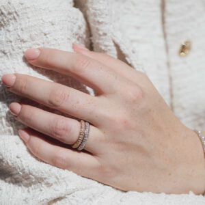 Damenring „Dara“ – 750 Weißgold