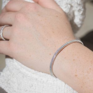 Damenarmband „Dara“ – 750 Weißgold