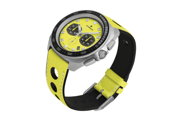 Junghans 1972 Chronoscope Quarz Lemon limitierte FIS Edition – Bild 4
